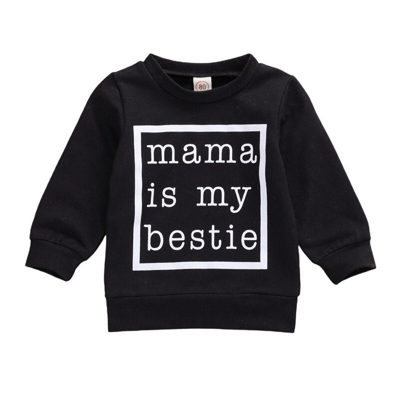 Mama is my Bestie Full Length Pullover CozyKids